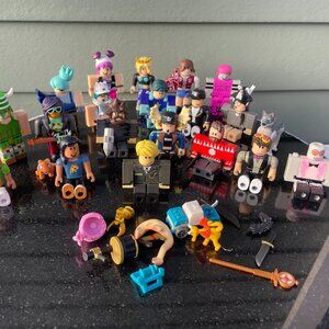 Roblox Action Figure Lot with Accessories Mixed Bundle